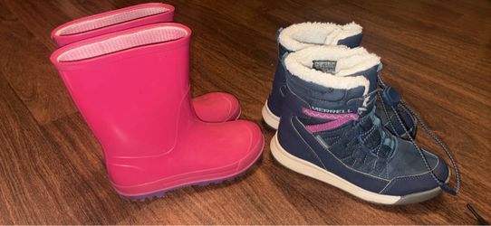 Kids snow and rain boots