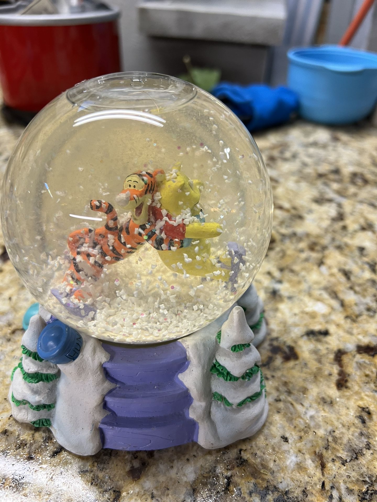 Pooh & Tiger Snow Globe