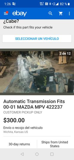 Trasmicion mazda mpv en buenas condiciones