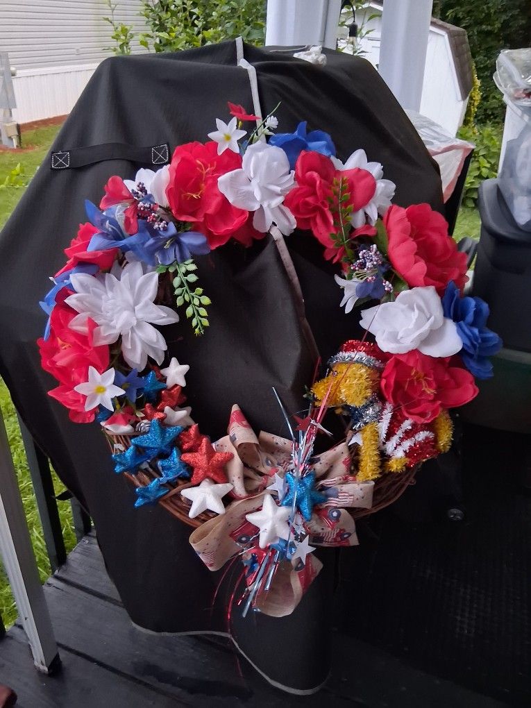 4th Of July Wreath 