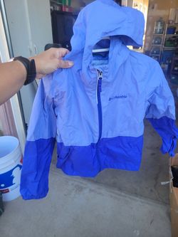 Girls Xs Columbia Rain Coat Purple $5