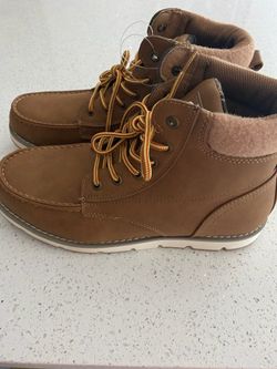Levis Very comfortable boots for both work and going out. Price: $50. Size 10.