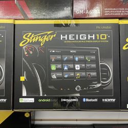 Stinger Heigh 10 Apple CarPlay 10 inch touchscreen stereo system