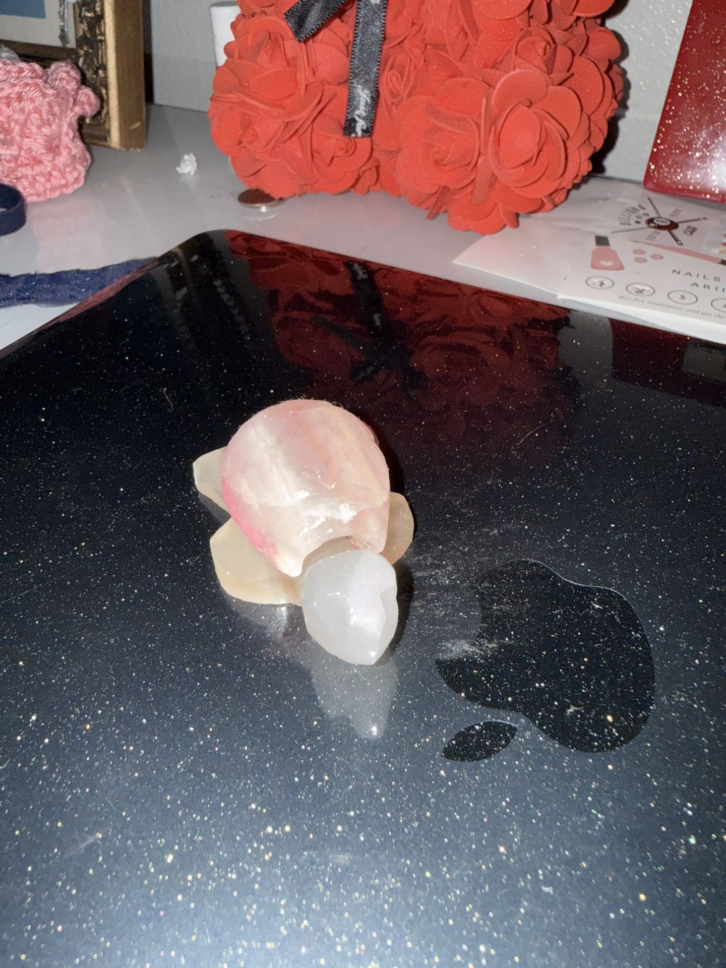 Rose Quartz Turtle 