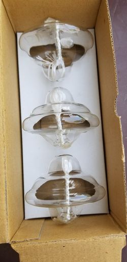 PRINCESS HOUSE Box of 3 crystal floating oil lamps