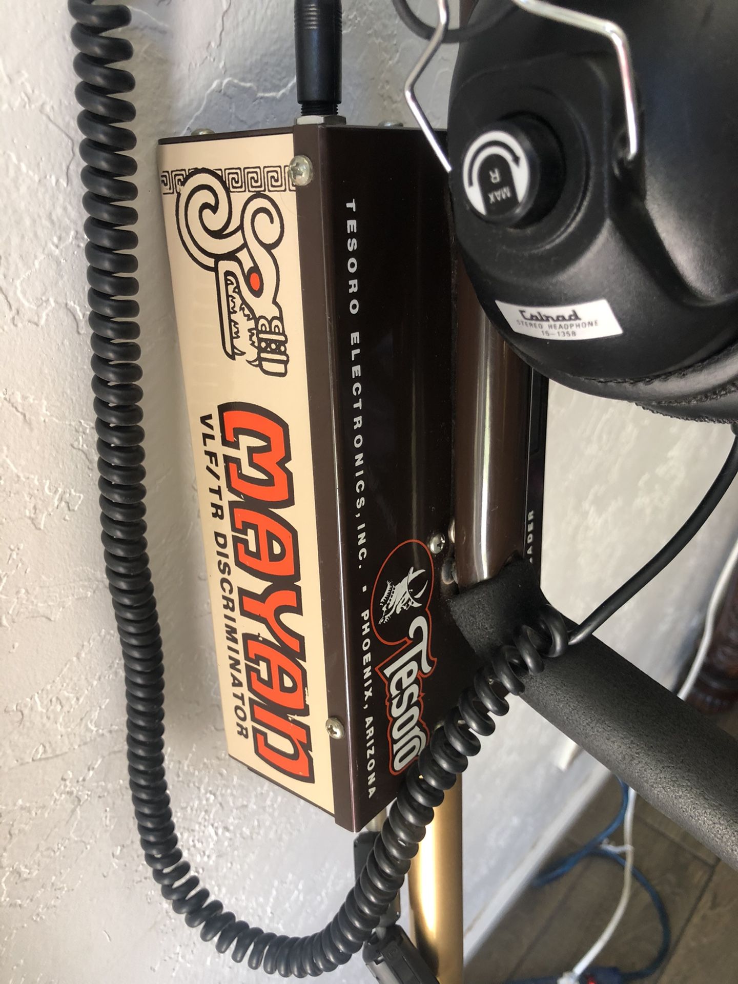 Metal Detector TESORO MAYAN VLF/TR Discriminator Metal detecting come