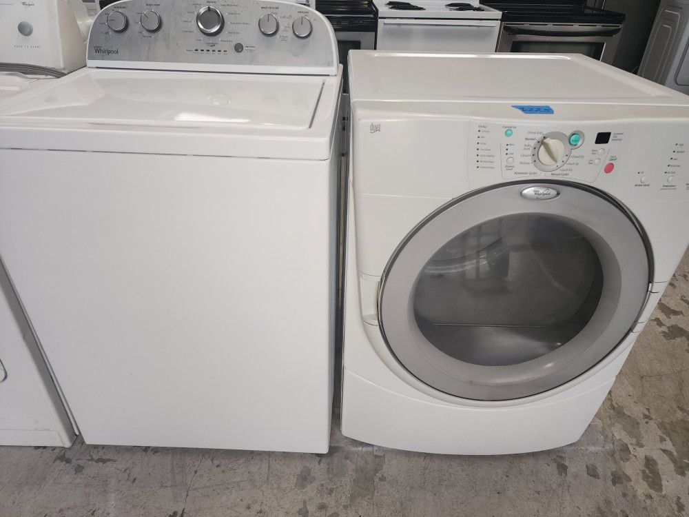 Whirlpool Washer Machine And Electric Dryer 