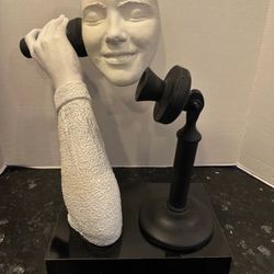 Austin Productions Ceramic Sculpture by John Cutrone "Party Line"