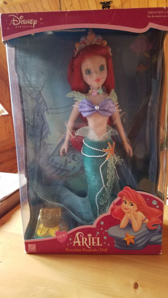 Disney Ariel Porcelain keepsake doll