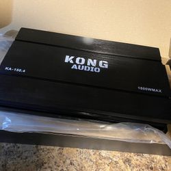 New Kong Audio 4-Channel Class D Full Range Amplifier  $150 Each 