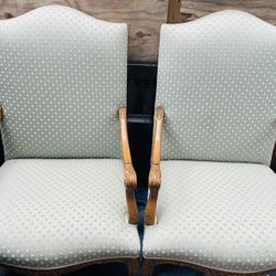 2 Gorgeous Traditional Crafted Chairs Over $2600