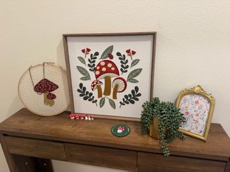 Mushroom theme decor