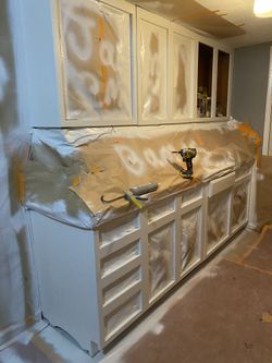 PAINTING OF CABINETS 