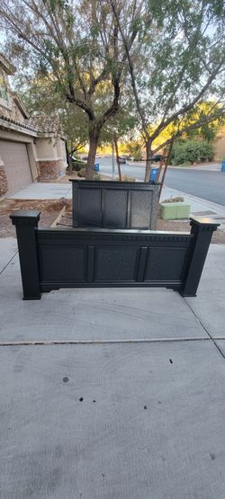 King bed frame