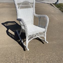 Wicker Rocker Chair