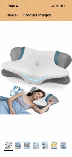 Cervical Memory Foam Contour Pillow