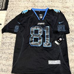 Calvin Johnson Signed Lions Nike Jersey 
