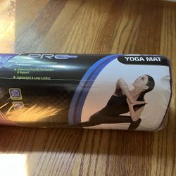 Yoga Mat New / 24" x 68" Pro Strength Yoga Mat Floor Exercise Fitness Padding Purple Non Slip