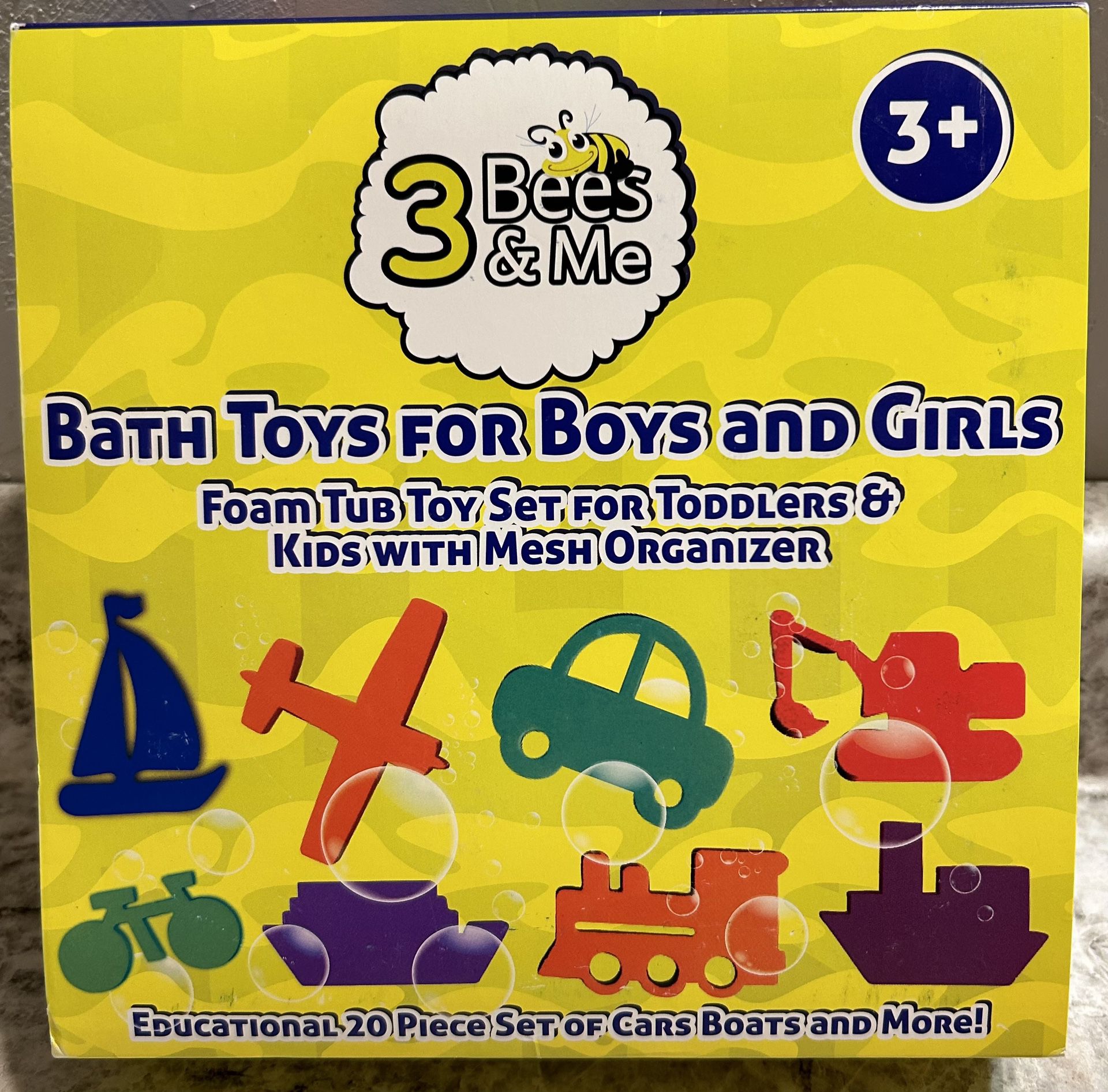 3 Bees & Me Bath Toys (Brand New) 