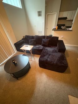Sectional Couch and Coffee Table