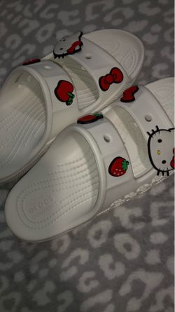 Crocs Classic Sandals with Hello Kitty Charms!