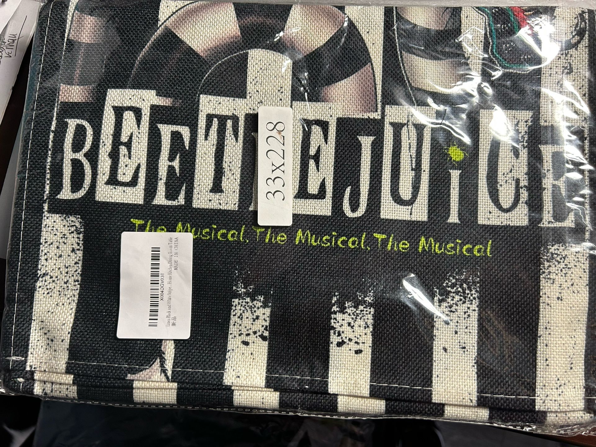 Beetlejuice Table runner 