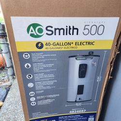 A.O. Smith Signature 500 40-Gallon Tall 12-year Limited Warranty 5500-Watt Double Element Smart Electric Water Heater