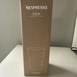 Nespresso Glass 2 Pcs Brand New