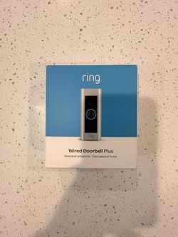 Brand New Ring Wired Doorbell Plus
