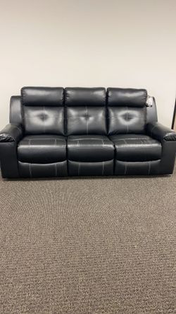 🚀 Same Day Delivery 🚀 Kempten Black LED Reclining Living Room Set $2,049.00