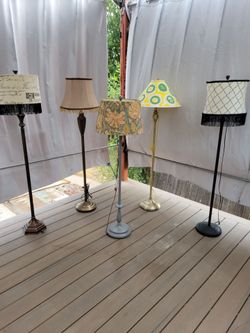 Awesome floor lamps $40 each cash only.