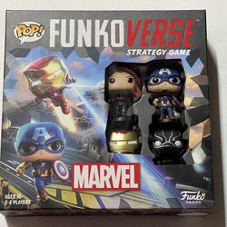 Funkoverse Marvel Avengers Strategy Board Game Funko Pop Vinyl 100
