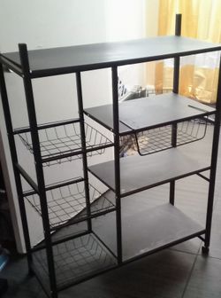 Aluminum Shelf (With Pull out drawers)