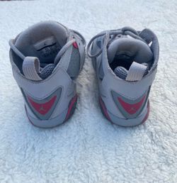 Nike Air Jordan 7 Retro Toddler Size 10C Gray Hyper Pink Sneakers Shoes 645071-018