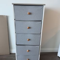 Fabric 5 Drawer Dresser 