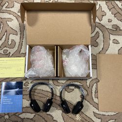 Ford 2004 Wireless Infrared Headphones for DVD Player - Brand New in Original Packaging