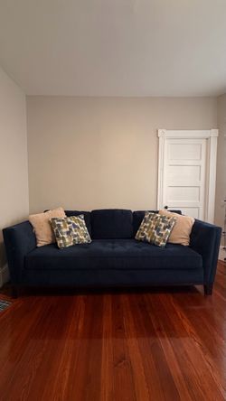 Large Blue Sofa
