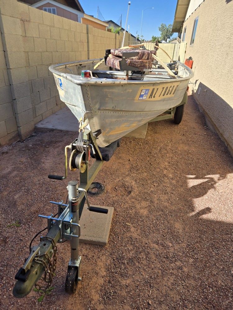 1969 Mirrocraft  Boat W/ Extras 