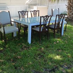 Dining Room Set With Six Chairs