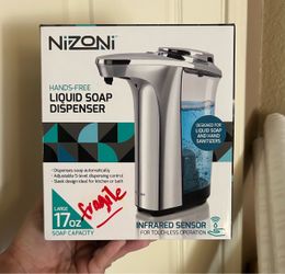 17 oz liquid soap dispenser for bathroom or kitchen sink