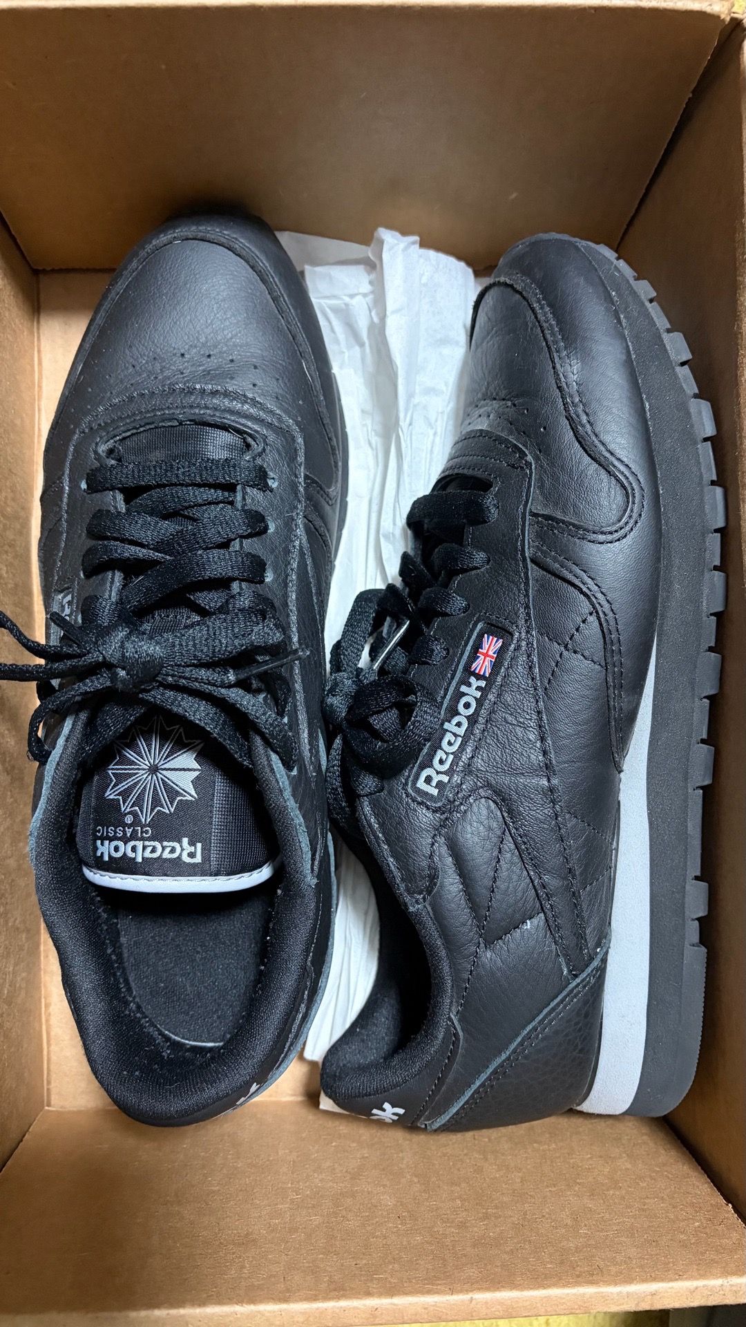 REEBOK CLASSIC LEATHER “BLACK PURE GREY”