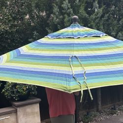 Treasure Garden Push Button Tilt Octagon Umbrella 9ft. 