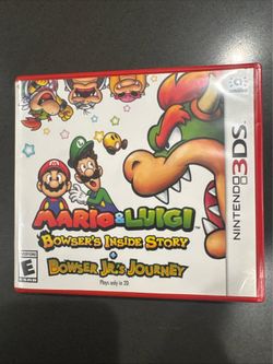 Mario & Luigi Bowser’s Inside Story + Bowser Jr’s Journey 3DS CIB Complete USA