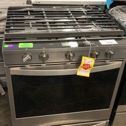 Whirlpool WEG750H0HZ Smart 5.8-cu ft Slide-In Gas Range Stove KH F