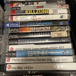 1 PS4 Game 2 Nintendo Switch Games Rest  PS3 Games