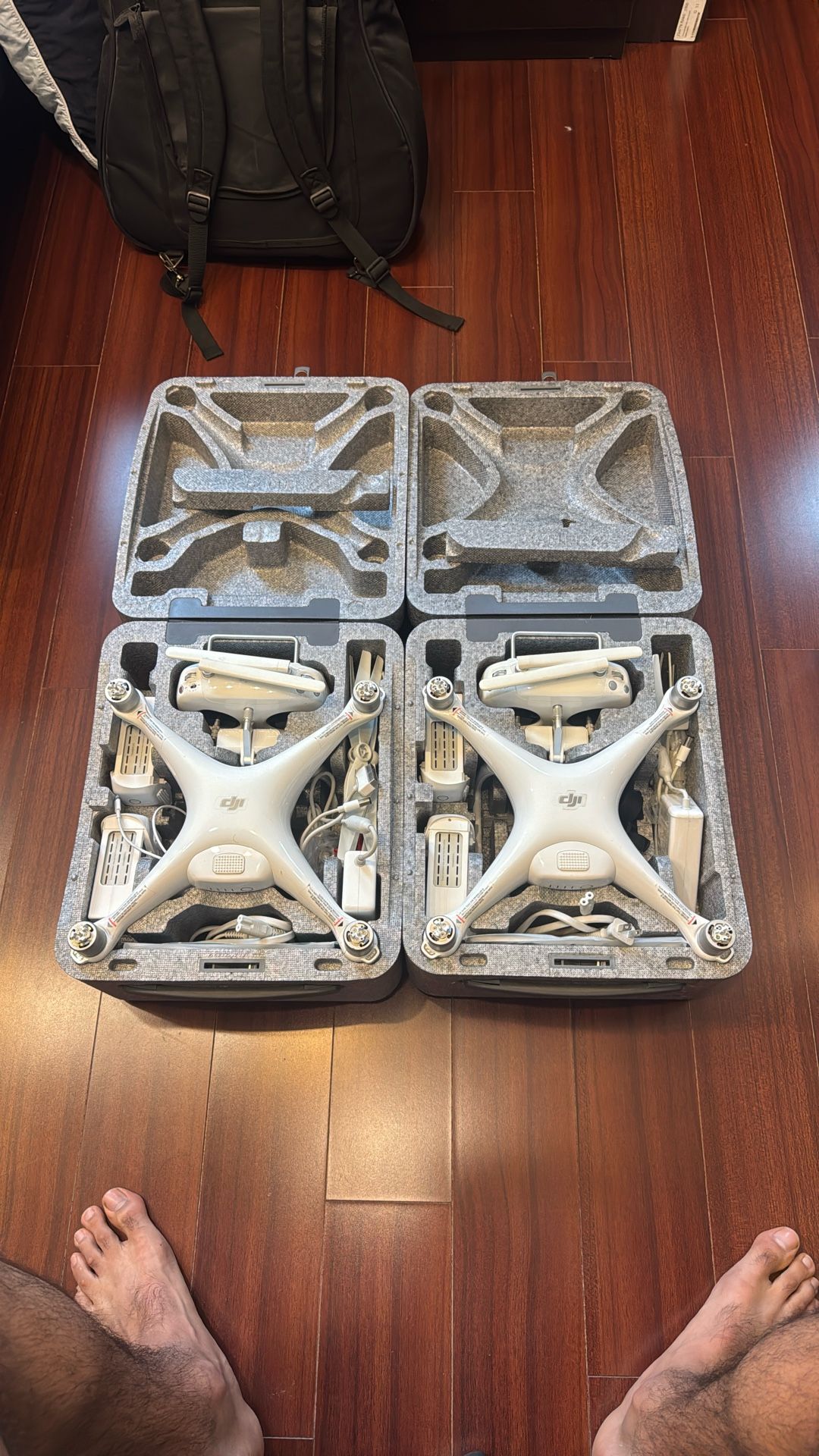 TWO DJI PHANTOM 4 - 4K
