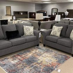 Gray Sofa And Loveseat 
