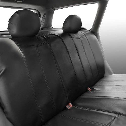Seater Car Seat Covers Faux Leather 3 Row 7, Airbag Compatible, Split Bench, Fits Most Cars, Trucks, SUVs, and Vans