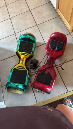 Two hover boards