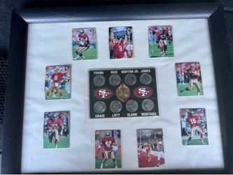 NFL 49ers Collector Coins and Player Cards